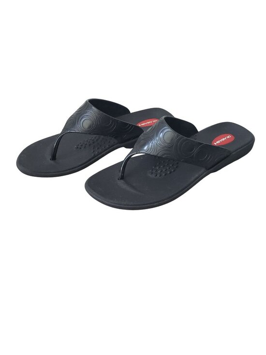 Okabashi Shoes - Okabashi Black Flip Flop Thong Orthopedic Sandals Arch Support Womens L